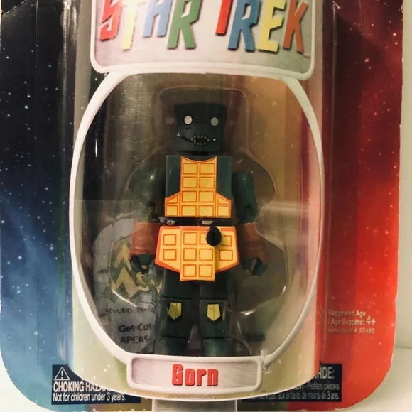 2002 Star Trek Minimates Gorn and Dr McCoy 3 Inch Tall  Figures - Picture 2 of 16
